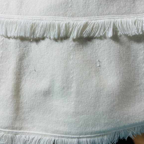 Kate Spade New York Size M Fringe Fit &‎ Flare Sweater Sleeveless Dress Ivory - Picture 7 of 7
